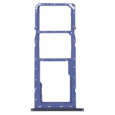Samsung Galaxy M04 SM-M045F-ისთვის ორიგინალი SIM ბარათის უჯრა + SIM ბარათის უჯრა + Micro SD ბარათის უჯრა (ლურჯი) 