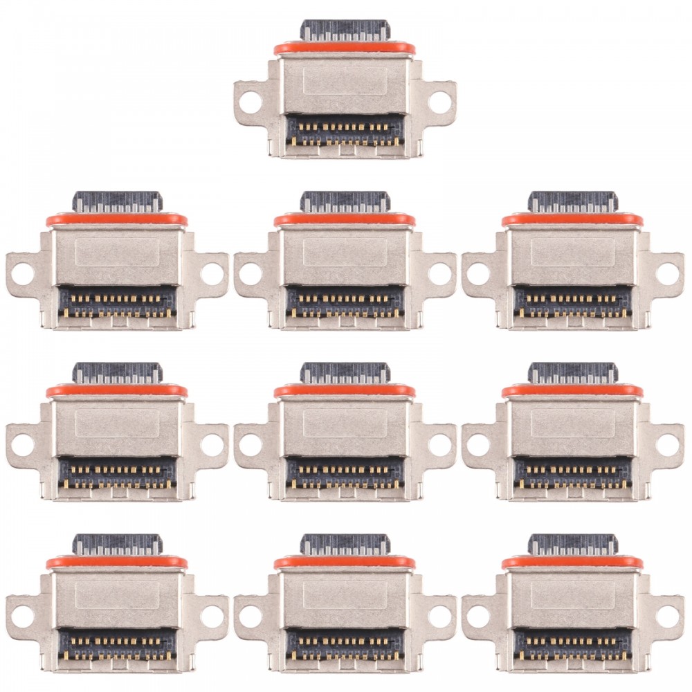 Para Samsung Galaxy Z Flip4 SM-F721B 10 PCS Conector de puerto de carga