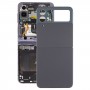 Pro Samsung Galaxy Z Flip4 SM-F721B Zadní kryt baterie s krytem objektivu fotoaparátu (černý)