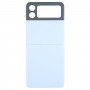 For Samsung Galaxy Z Flip4 SM-F721B Battery Back Cover with Camera Lens Cover(Blue)