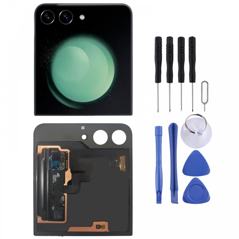 Für Samsung Galaxy Z Flip5 Original LCD-Sekundärbildschirm mit Digitizer-Vollmontage