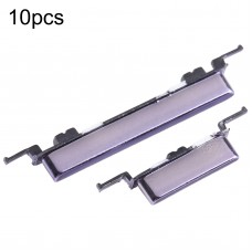 For Samsung Galaxy J2 2017 SM-J200 10pcs Power Button + Volume Control Button(Purple)