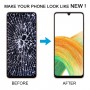 Pro Samsung Galaxy A33 5G SM-A336 6,36palcový digitizér OLED LCD obrazovky Celá sestava s rámem (bílá)