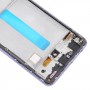 Samsung Galaxy A52 4G SM-A525 6.43インチ OLED LCD スクリーンデジタイザー フルアセンブリ フレーム付き (パープル)