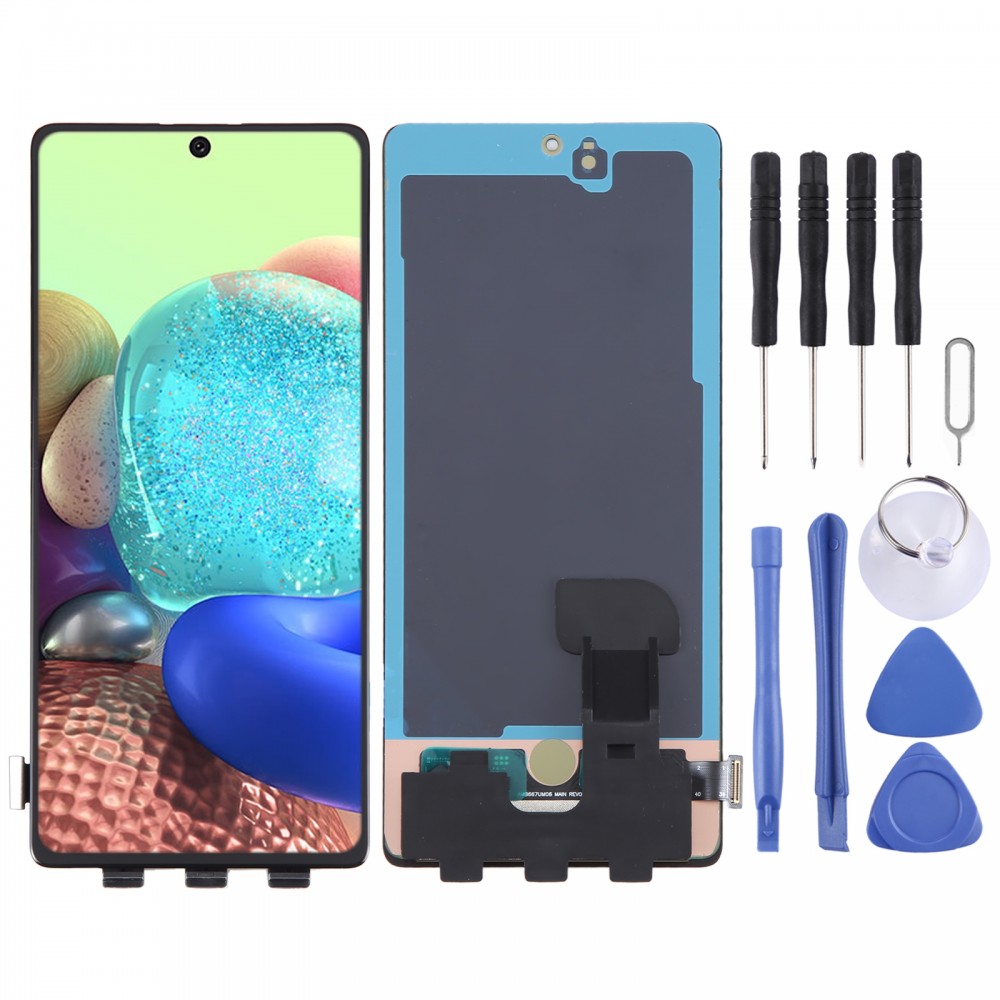 6,67palcový OLED LCD displej pro Samsung Galaxy A71 5G SM-A716 s kompletní sestavou digitizéru