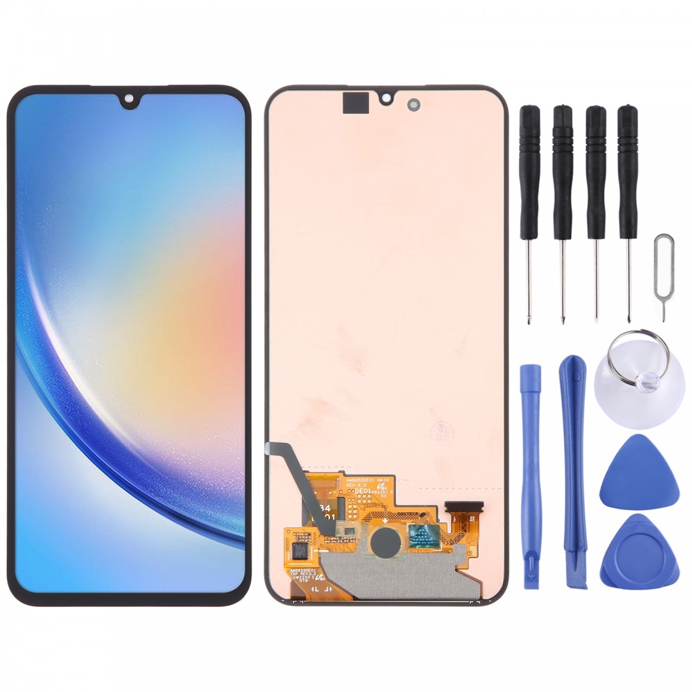 Originální LCD obrazovka pro Samsung Galaxy A34 SM-A346B s kompletní sestavou digitizéru