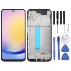 For Samsung Galaxy A25 SM-A256B Original LCD Screen Digitizer Full Assembly with Frame
