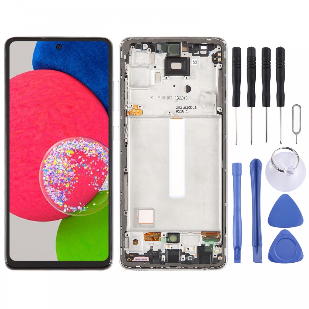 För Samsung Galaxy A53 5G SM-A536B TFT LCD-skärm Digitizer komplett montering, stöder inte fingeravtrycksidentifiering