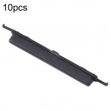 Pour Samsung Galaxy A12 SM-A125 10 pièces bouton d'alimentation + bouton de contrôle du volume (noir)