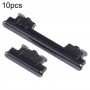 Per Samsung Galaxy A52 4G SM-A525 10 pezzi pulsante di accensione + pulsante di controllo volume (nero)