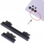 Per Samsung Galaxy A52 4G SM-A525 10 pezzi pulsante di accensione + pulsante di controllo volume (nero)