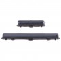 Para Samsung Galaxy A31 SM-A315 Botón de encendido de 10 piezas + botón de control de volumen (negro)