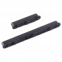 Para Samsung Galaxy A31 SM-A315 Botón de encendido de 10 piezas + botón de control de volumen (negro)