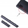 Para Samsung Galaxy A31 SM-A315 Botón de encendido de 10 piezas + botón de control de volumen (negro)