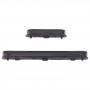 עבור Samsung Galaxy A30 SM-A305 10 יחידות לחצן הפעלה + לחצן בקרת עוצמת הקול (שחור)