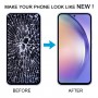 Pro Samsung Galaxy A54 SM-A546B Incell digitizér LCD obrazovky Celá sestava s rámečkem (nepodporuje identifikaci otisků prstů)