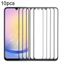 Lentille extérieure en verre pour écran avant, pour Samsung Galaxy A25 5G SM-A256B, 10 pièces, avec adhésif OCA optiquement transparent