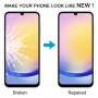 Lentille extérieure en verre pour écran avant, pour Samsung Galaxy A25 5G SM-A256B, 10 pièces, avec adhésif OCA optiquement transparent