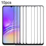 Para Samsung Galaxy A05 SM-A055F 10 piezas lente de cristal exterior de pantalla frontal con adhesivo ópticamente transparente OCA