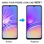 Para Samsung Galaxy A05 SM-A055F 10 piezas lente de cristal exterior de pantalla frontal con adhesivo ópticamente transparente OCA