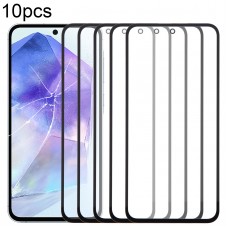 For Samsung Galaxy A55 SM-A556B 10pcs Front Screen Outer Glass Lens with OCA Optically Clear Adhesive
