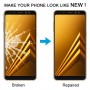 Do Samsung Galaxy A8 2018 SM-A530F 10 szt. Zewnętrzny szklany obiektyw przedniego ekranu z optycznie przezroczystym klejem OCA
