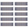 Para Samsung Galaxy A03s SM-A037F 10 piezas placa base pantalla LCD conector FPC