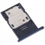 适用于三星 Galaxy A54 SM-A546 原装 SIM 卡托 + Micro SD 卡托 (蓝色)