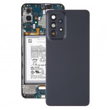 Do Samsung Galaxy A33 5G SM-A336B Oryginalna tylna pokrywa baterii z osłoną obiektywu aparatu (czarna)