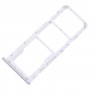 Per Samsung Galaxy A22 5G SM-A226B Vassoio scheda SIM originale + Vassoio scheda SIM + Vassoio scheda micro SD (Argento)
