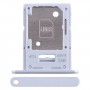 Para Samsung Galaxy A15 5G SM-A156B Bandeja para tarjeta SIM + SIM / Micro SD (púrpura)