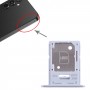 Para Samsung Galaxy A15 5G SM-A156B Bandeja para tarjeta SIM + SIM / Micro SD (púrpura)