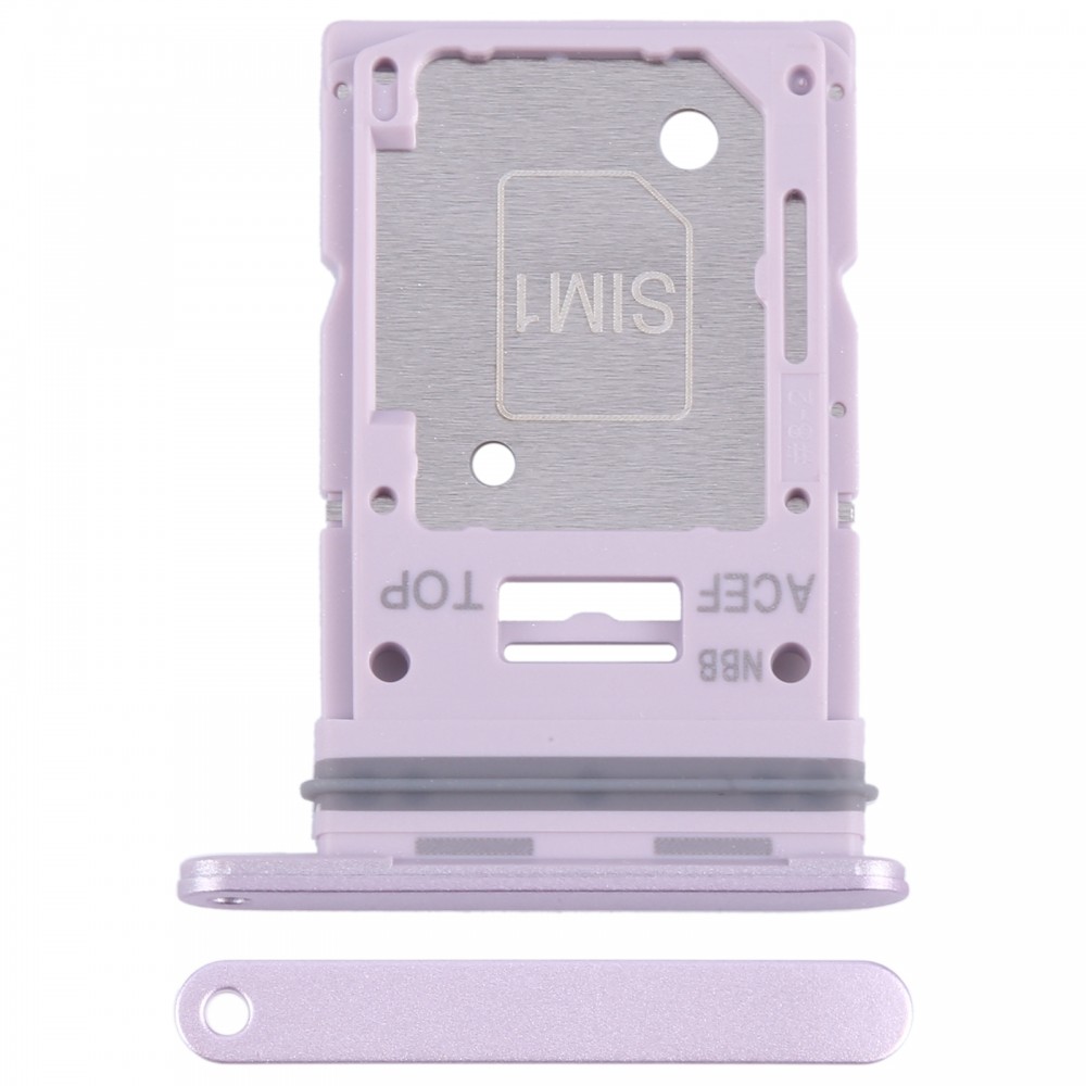Per Samsung Galaxy A35 SM-A356B Vassoio scheda SIM originale + Vassoio scheda SIM/Micro SD (Viola)