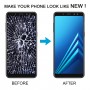 Per Samsung Galaxy A8 2018 / A5 2018 SM-A530 Digitalizzatore schermo LCD originale assemblaggio completo con cornice (nero)