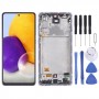 Samsung Galaxy A72 4G SM-A725 6,43 tuuman alkuperäinen LCD-näytön digitoija, koko kokoonpano kehyksellä (violetti)