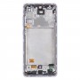 Samsung Galaxy A72 4G SM-A725 6,43 tuuman alkuperäinen LCD-näytön digitoija, koko kokoonpano kehyksellä (violetti)