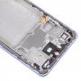 Samsung Galaxy A72 4G SM-A725 6,43 tuuman alkuperäinen LCD-näytön digitoija, koko kokoonpano kehyksellä (violetti)