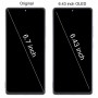 Для Samsung Galaxy A71 5G SM-A716B 6,43-дюймовий OLED РК-екран, дигітайзер, повна збірка з рамкою (чорний)