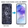 Do Samsung Galaxy A35 SM-A356B 6,43 cala OLED Digitizer ekranu LCD Pełny montaż z ramką (ciemnoniebieski)