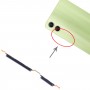 Para Samsung Galaxy A05 SM-A055F Botón de encendido original y botón de control de volumen de 10 piezas (negro)