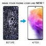 Pro Samsung Galaxy A73 SM-A736B TFT digitizér LCD obrazovky Celá sestava s rámečkem (černá)