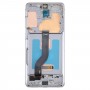 适用于三星 Galaxy S20+ 4G/5G SM-G985/986 6.67 英寸 OLED 液晶屏数字转换器完整组件带框架（灰色）