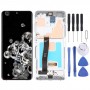 Pour Samsung Galaxy S20 Ultra 4G/5G SM-G988 6,67 pouces OLED LCD écran numériseur assemblage complet avec cadre (argent)