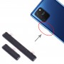 עבור Samsung Galaxy S10 Lite SM-G770 10 יחידות לחצן הפעלה + לחצן בקרת עוצמת הקול (שחור)
