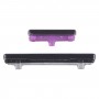 Pour Samsung Galaxy S20 SM-G980 10 pièces bouton d'alimentation + bouton de contrôle du volume (noir)