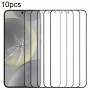 עבור Samsung Galaxy S24 SM-S921B 10 יחידות מסך קדמי עדשת זכוכית חיצונית עם דבק OCA שקוף אופטי
