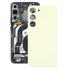 För Samsung Galaxy S23 SM-S911B OEM glasbatteri bakstycke (gul)