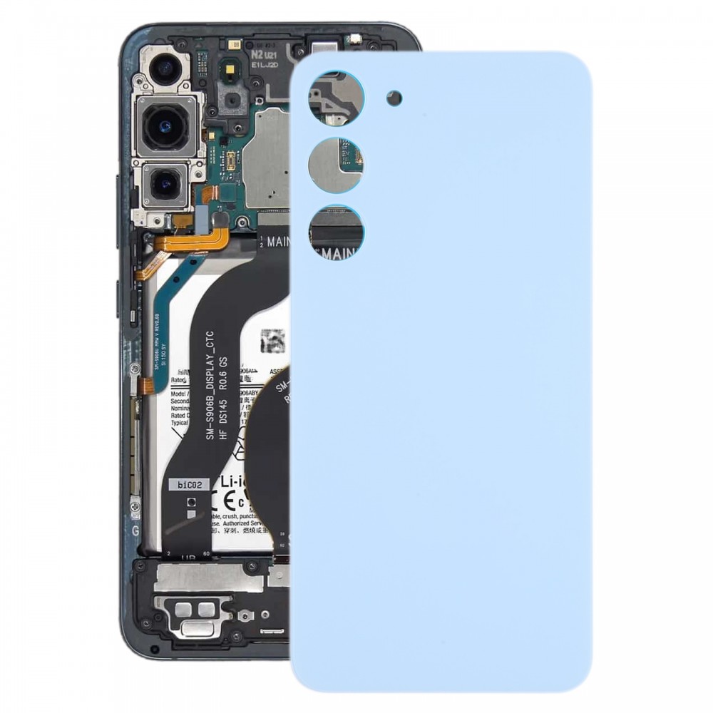 Pro Samsung Galaxy S23+ SM-S916B OEM Skleněný zadní kryt baterie (modrý)