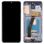 Materiał OLED Ekran LCD do Samsung Galaxy S20 SM-G980 Digitizer Pełny montaż z ramką (czarny)