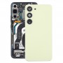 Для Samsung Galaxy S23 SM-S911B OEM скляна задня кришка акумулятора з кришкою об’єктива камери (жовта)